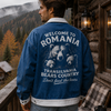 Romania Bear Country Vintage Denim Jacket – Cozy Transylvania Streetwear Jacket