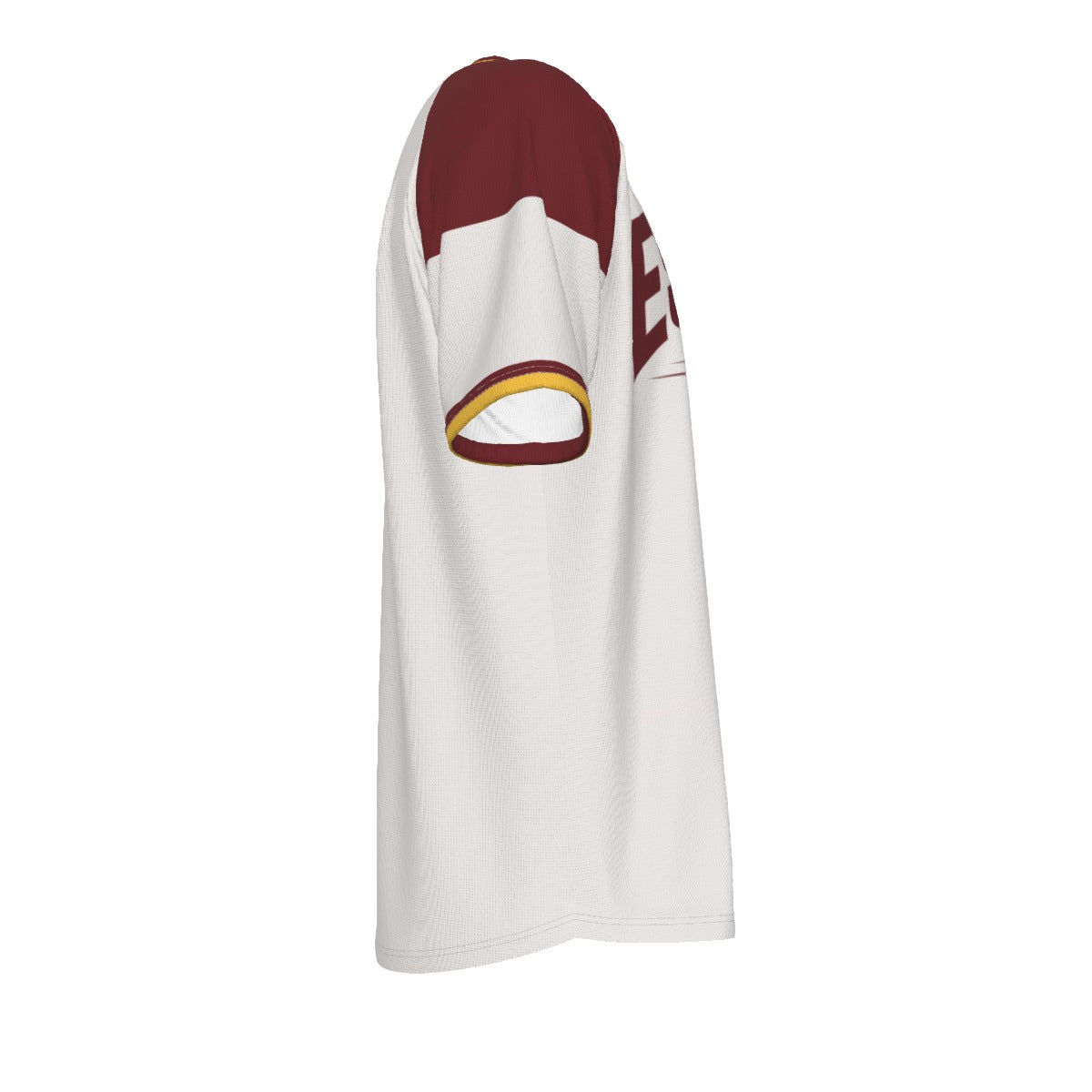 Spain Football T Shirt White Burgundy Gold – España La Furia Roja Soccer Fan Shirt Game Day Outfit