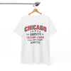 White Smoke Chicago Varsity Athletic T-Shirt — Eastern League Class 1985 Retro Tee