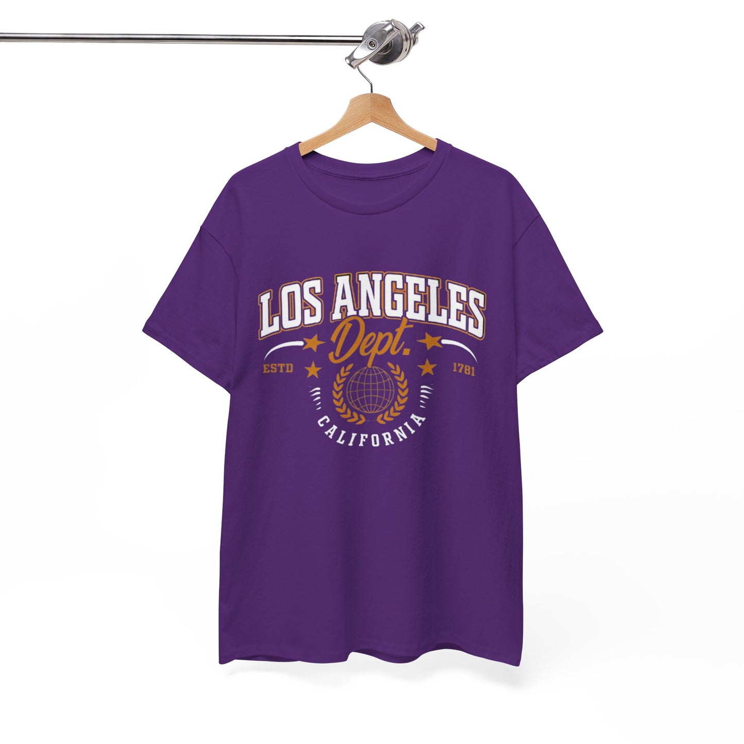 White Smoke Los Angeles Dept. T‑Shirt – Vintage California College Graphic Tee