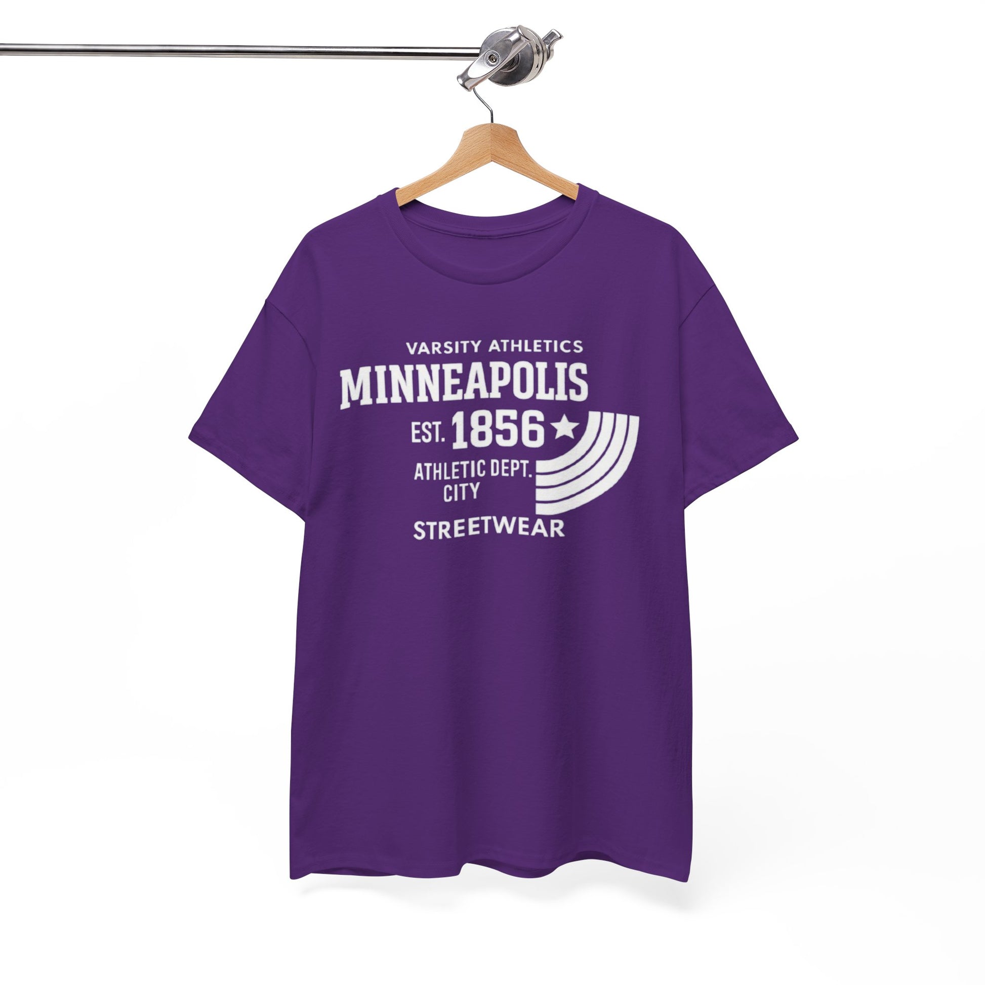 Minneapolis Varsity Athletics T-Shirt — Retro Streetwear City Tee (Est. 1856) streetwear fashion product image 6