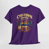 Dark Slate Blue Chi-Town Sound Blues and Jazz Live Music T-Shirt – Chicago Vintage Music Graphic Tee
