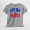 Lavender Buffalo Football T-Shirt — Retro Helmet Sports Tee
