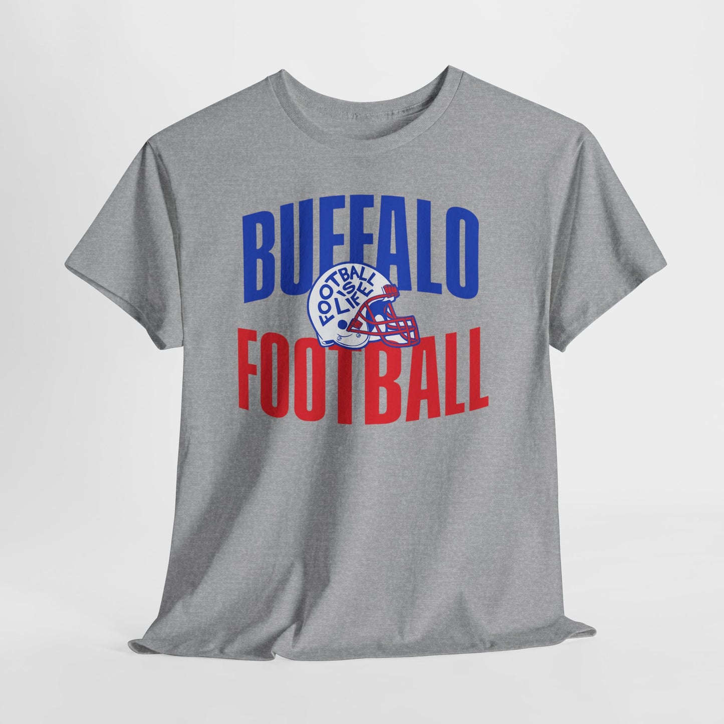 Buffalo Football T-Shirt — Retro Helmet Sports Tee