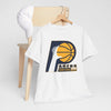Lavender Pacers Indiana Basketball  Tee — Retro Fan Shirt