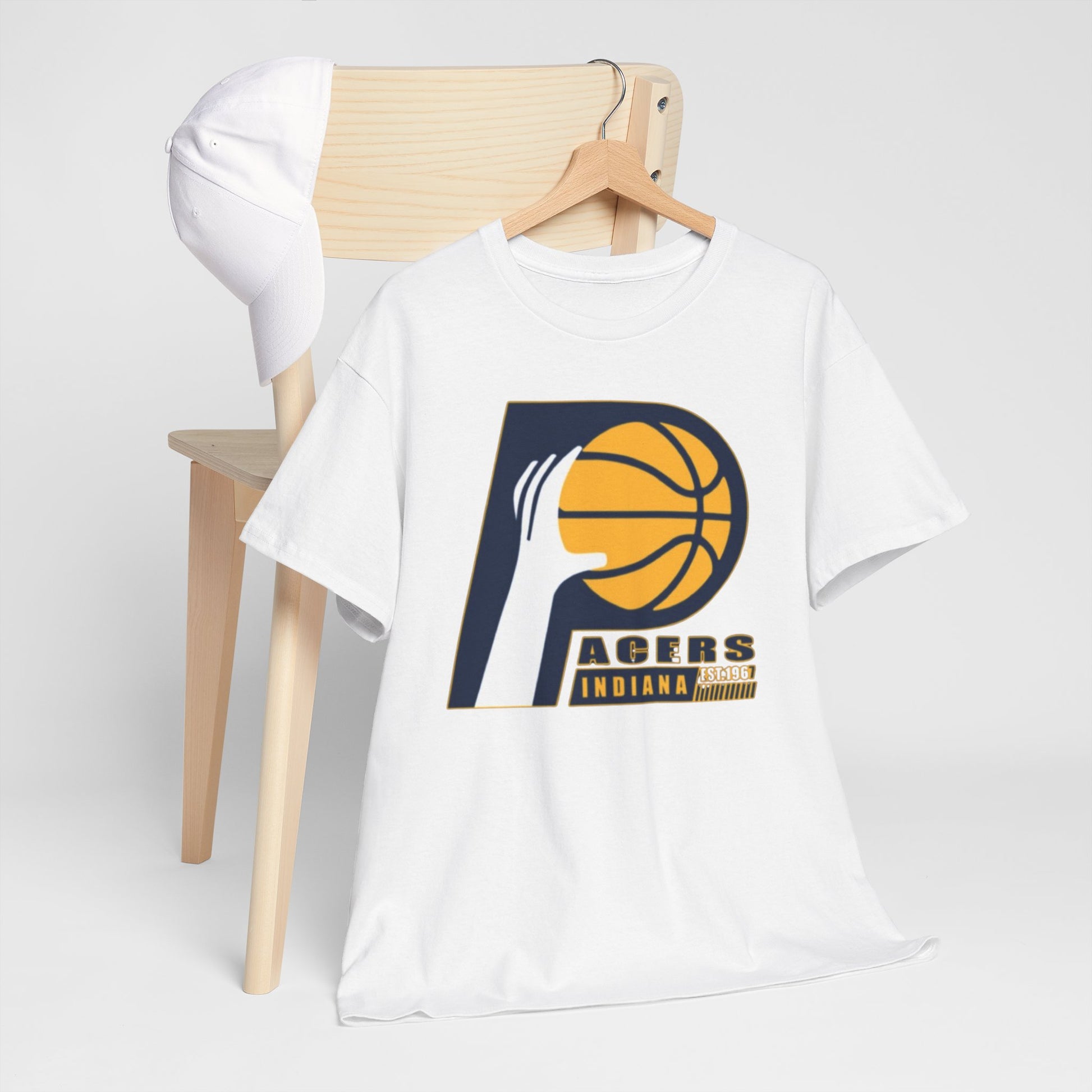 Lavender Pacers Indiana Basketball  Tee — Retro Fan Shirt
