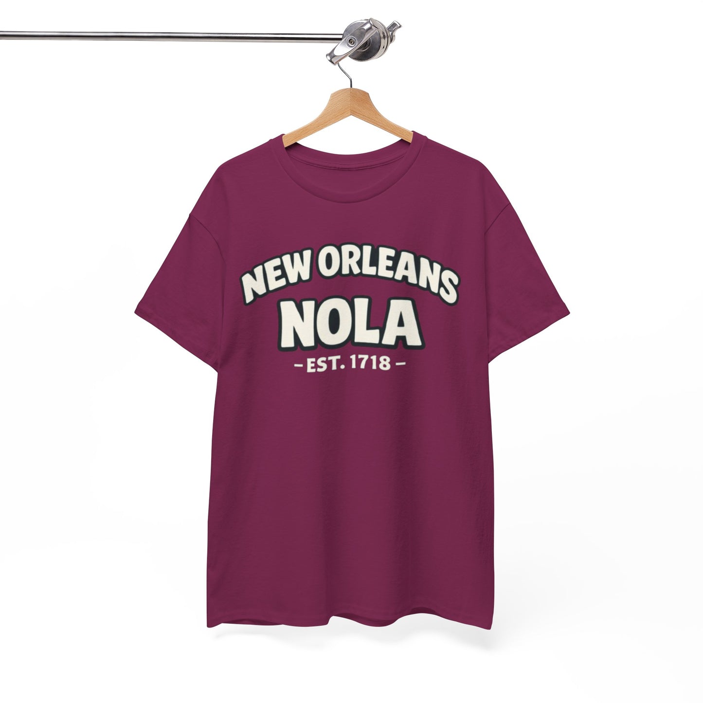 New Orleans NOLA Tee — Est. 1718 City Shirt