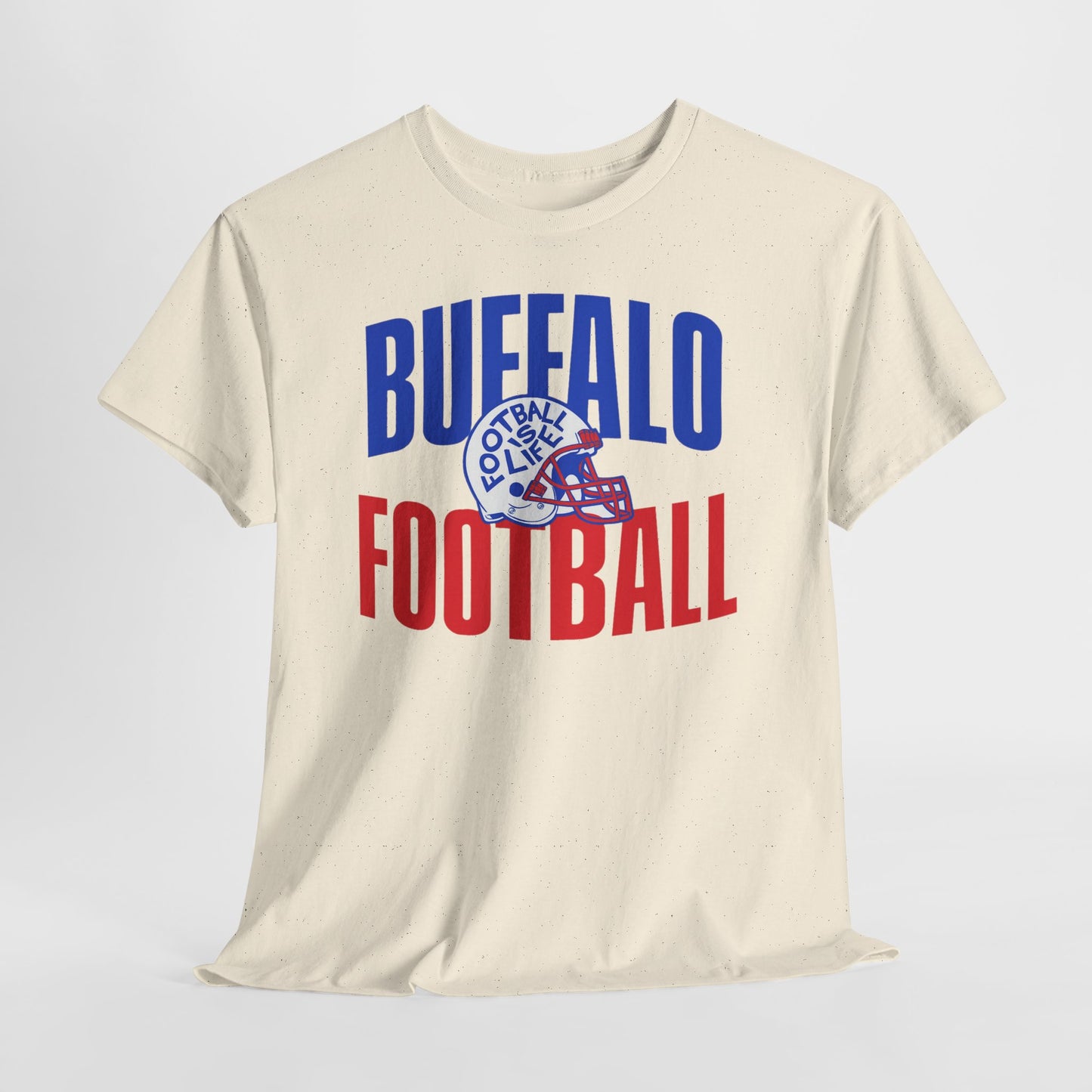 Buffalo Football T-Shirt — Retro Helmet Sports Tee