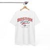 White Smoke Boston Legacy Tee — Vintage Athletic Massachusetts Shirt