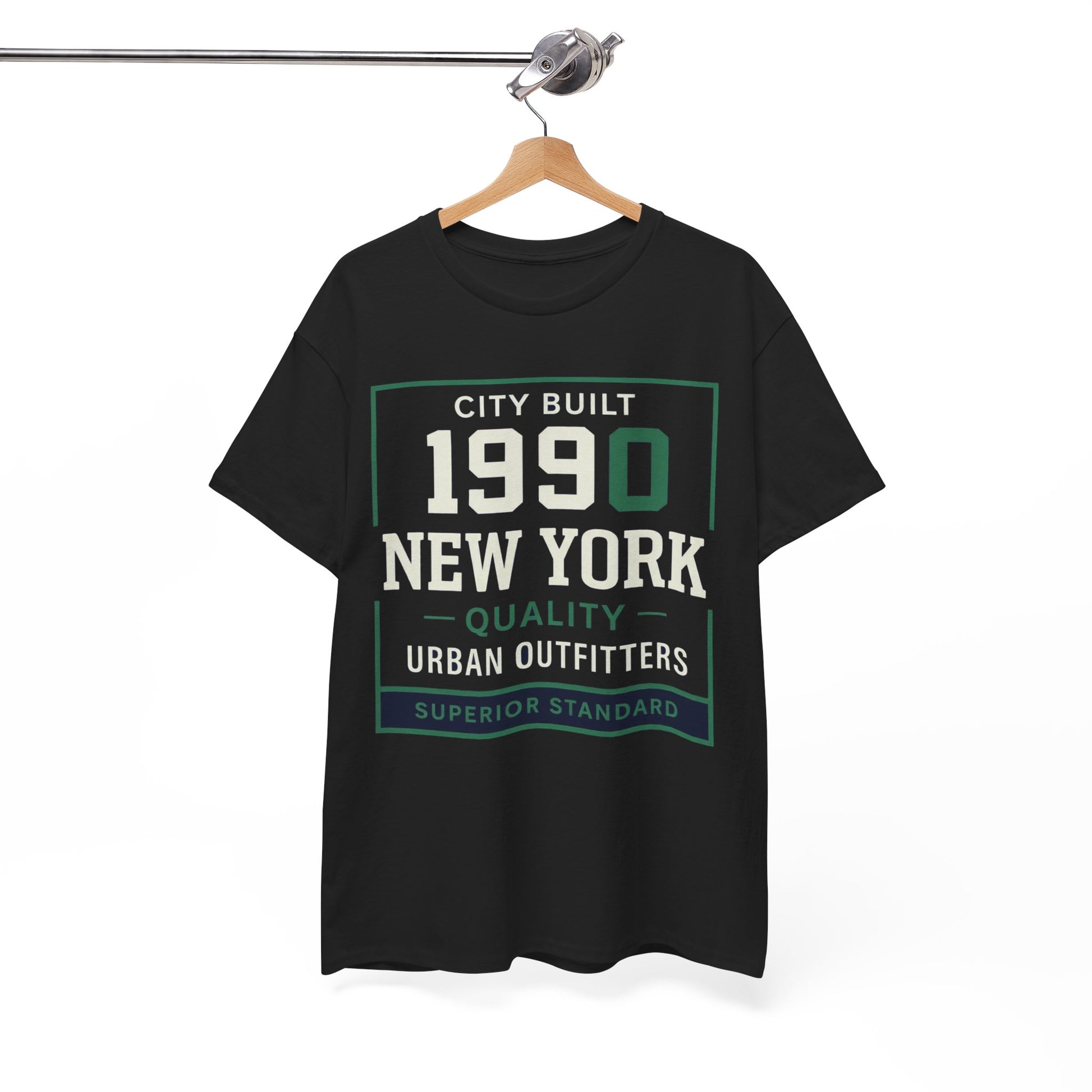 White Smoke 1990 New York T‑Shirt – City Built Vintage Urban Outfitters Graphic Tee
