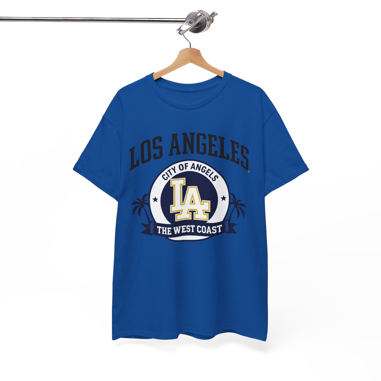 White Smoke Los Angeles City of Angels LA Graphic T-Shirt – West Coast Streetwear Tee