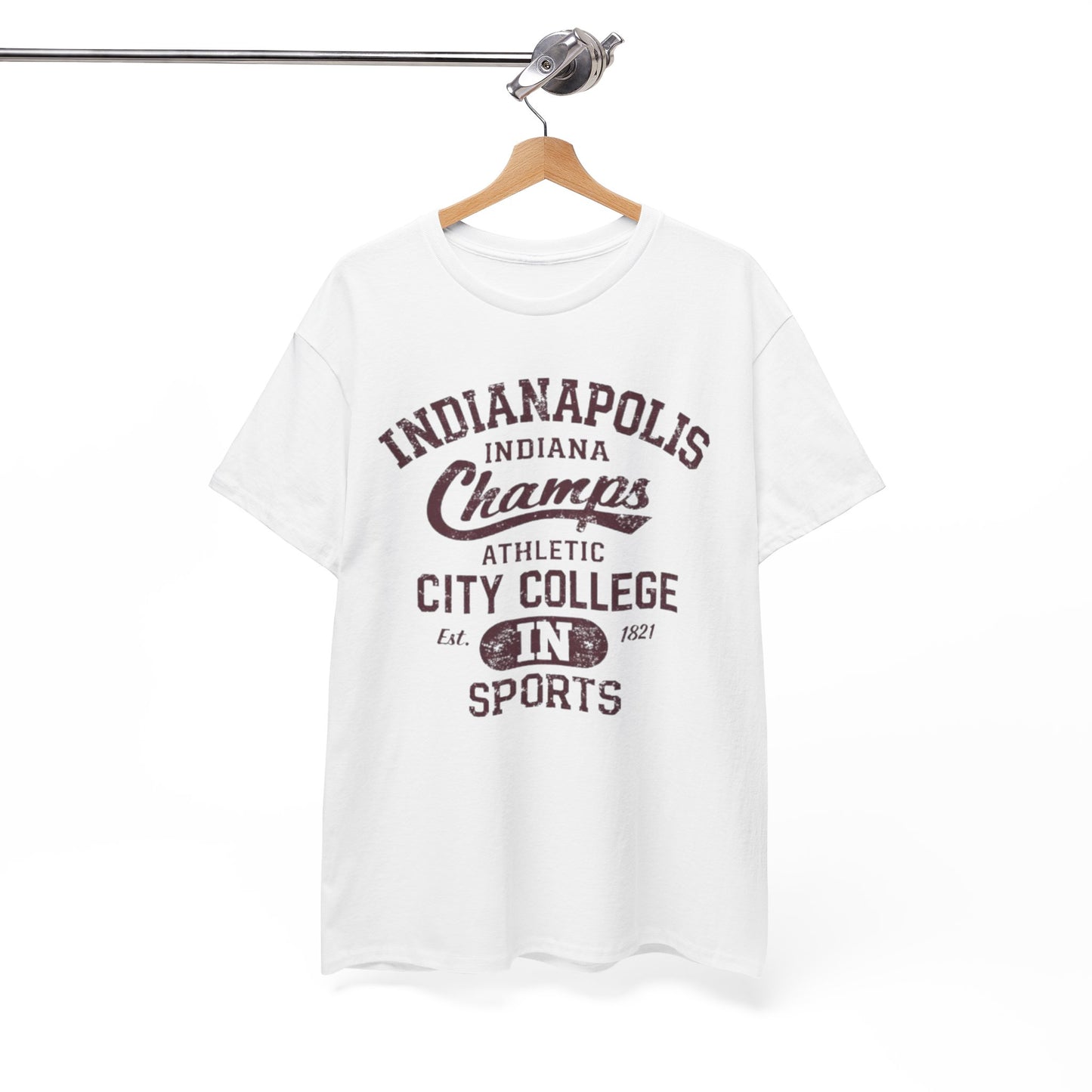 Indianapolis Champs Athletic City College T-Shirt – fan gear, breathable comfort wear, image 1.0