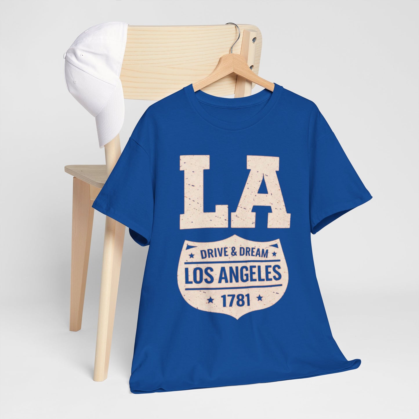 Lavender Los Angeles Drive and Dream T-Shirt – Oversized West Coast Streetwear City Tee