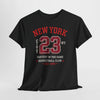 Dark Slate Gray New York City 23 Basketball T-Shirt – NYC Athletic Varsity Streetwear Tee