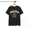 White Smoke Denver Colorado Vintage Tee — EST. 1858 City Sports T-Shirt