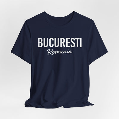 Tricou Bucuresti Romania — Vintage City – game day outfit, lightweight game day shirt, image 1.0
