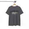 White Smoke Kansas City Missouri Vintage Script Tee — KC MO City  T‑Shirt