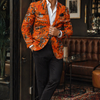 Cincinnati Football Blazer Men Orange Black Game Day Jacket