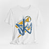 Lavender Chicago Sky Basketball Tee – Distressed Logo Graphic Shirt