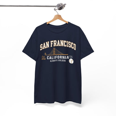 White Smoke San Francisco Golden City Heritage T-Shirt – California Baseball Inspired Streetwear