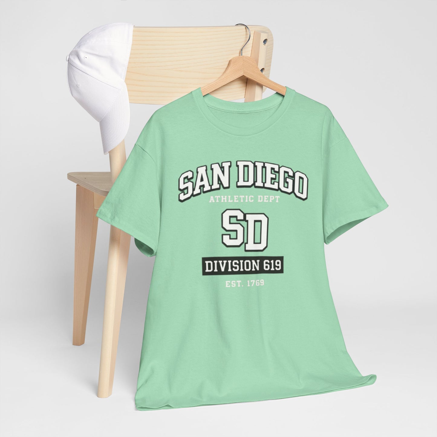 San Diego SD T Shirt – Division 619 Athletic California Streetwear Tee