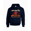 San Francisco football Hoodie  |Gildan 18500  athletic aesthetics – casual fan outfit, casual fan outfit, image 1.0