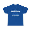 Dark Slate Blue Columbus Ohio Majestic Tee — "It's a Buckeye Thing" City  T-Shirt