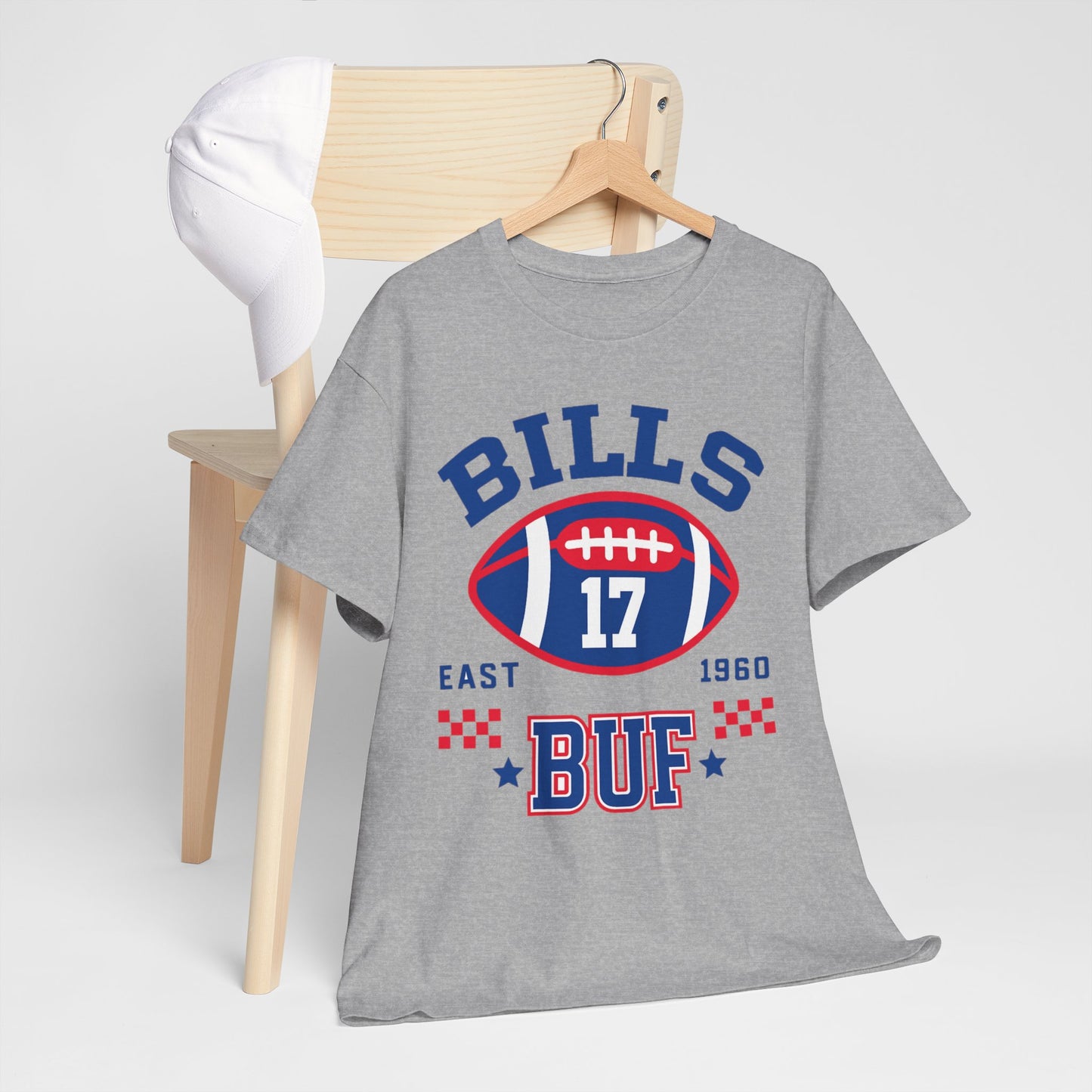 Buffalo Buf Football Tee – Retro #17  Fan Shirt