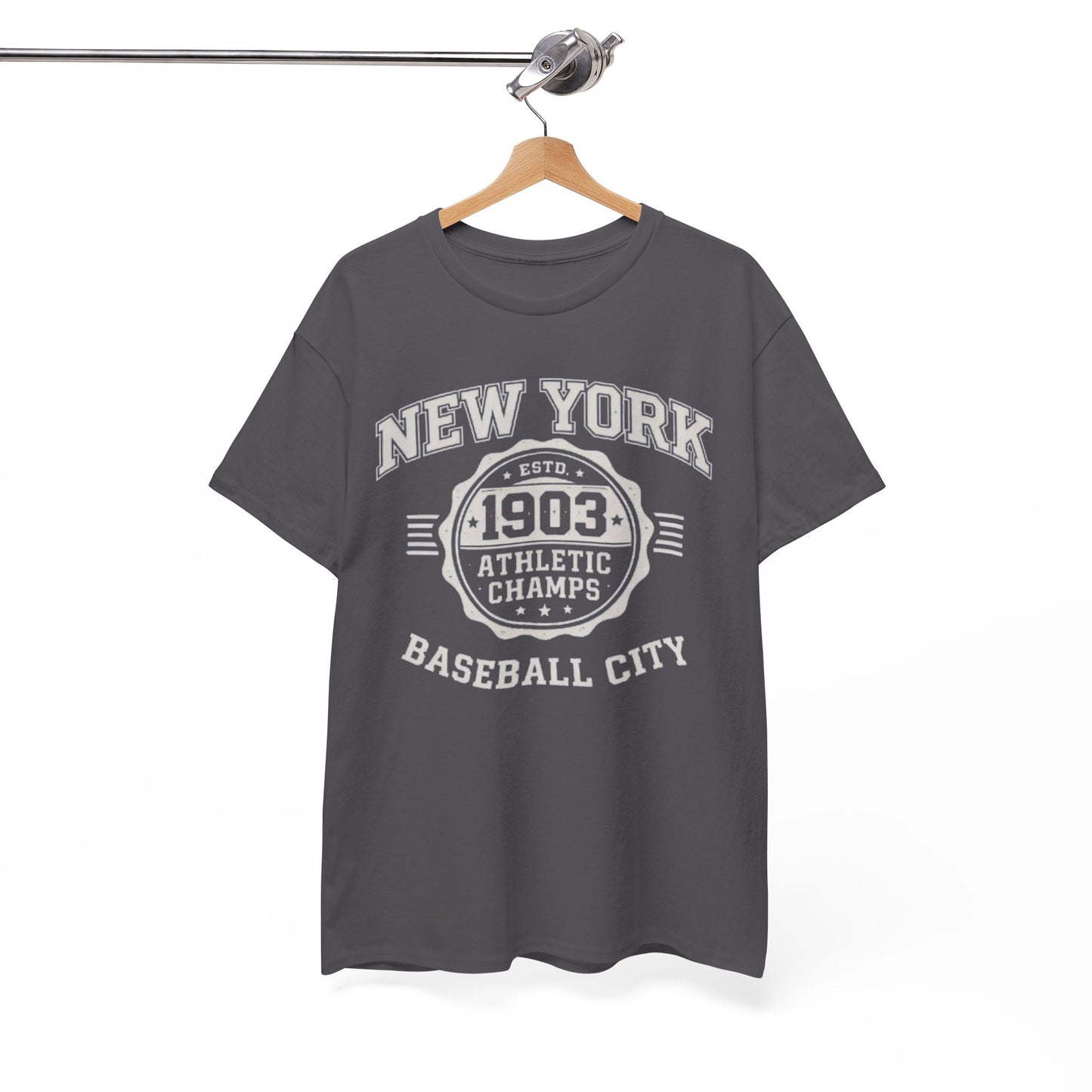 New York Baseball T-Shirt – 1903 Athletic Champs Varsity Design Tee