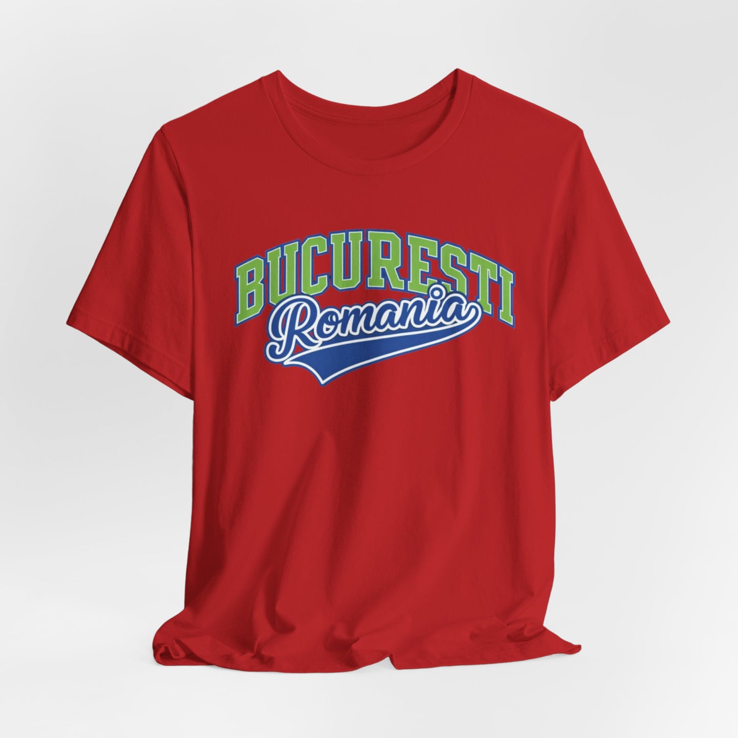 Brown Tricou de baseball vintage Bucuresti Romania — Tricou Retro City