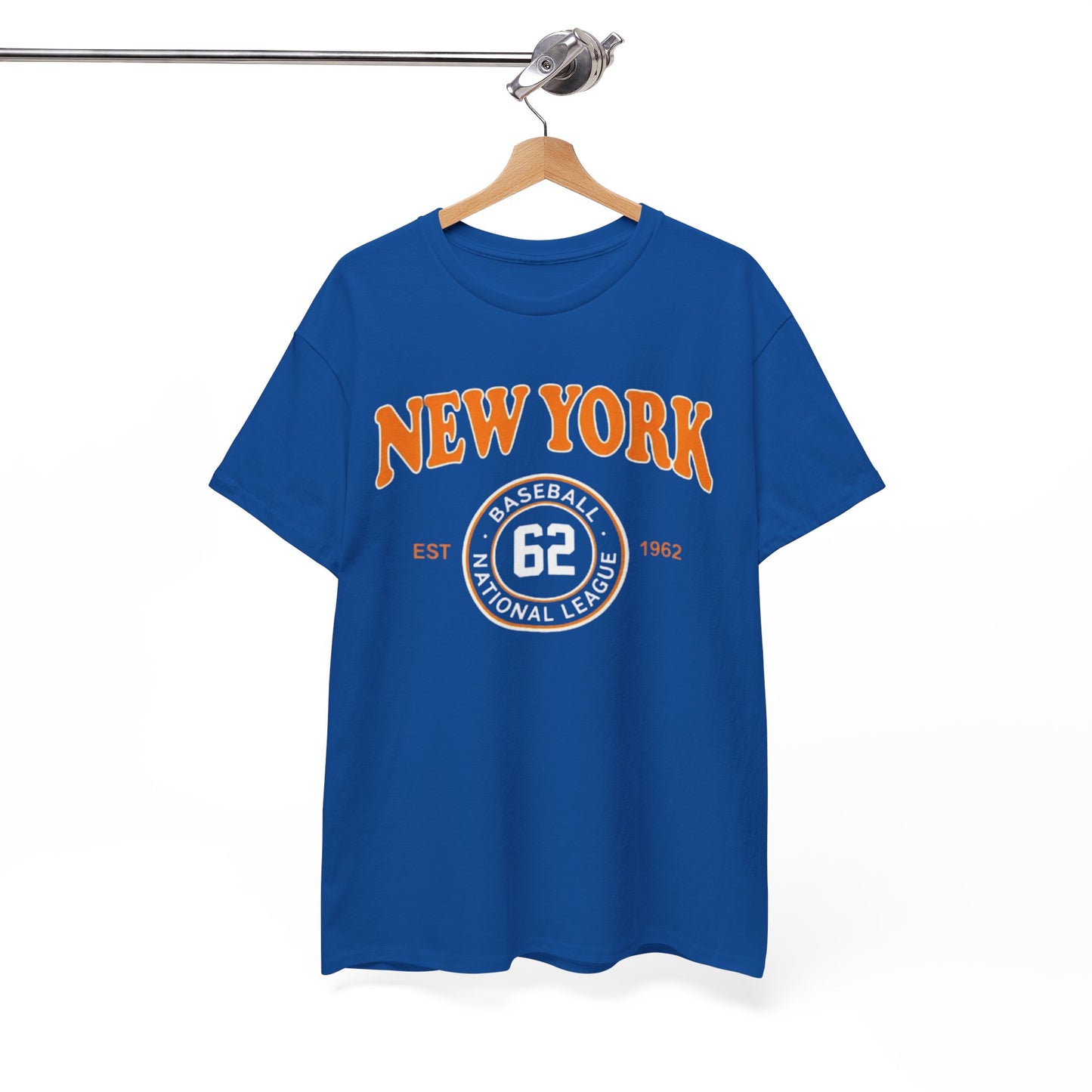 New York Baseball Tee "62" Vintage Athletic T‑Shirt