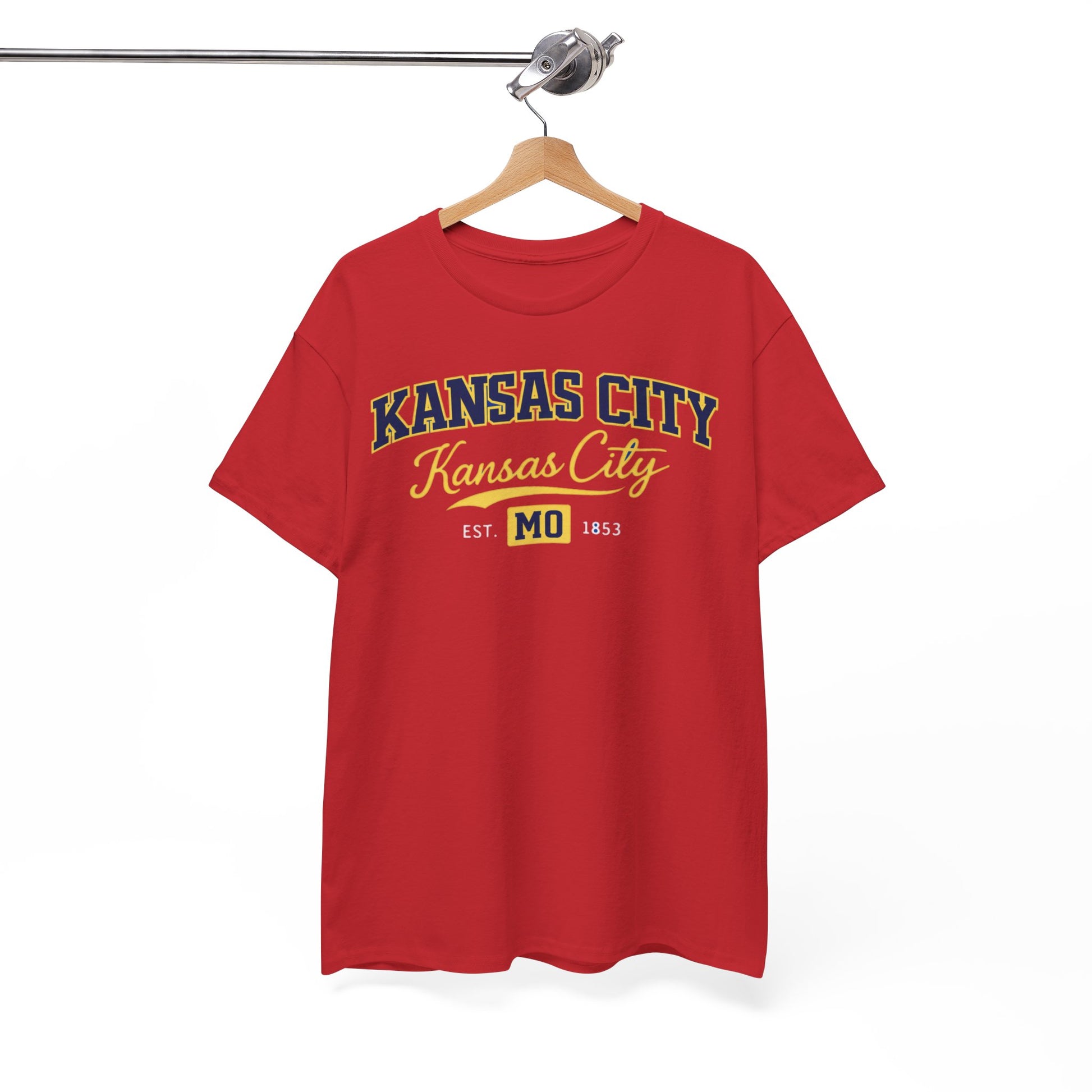 White Smoke Kansas City Vintage Logo Tee – "Kansas City MO" Graphic T-Shirt