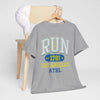 Dark Gray Run Los Angeles Athletic Tee — Vintage Collegiate Running Shirt (Est. 1781)