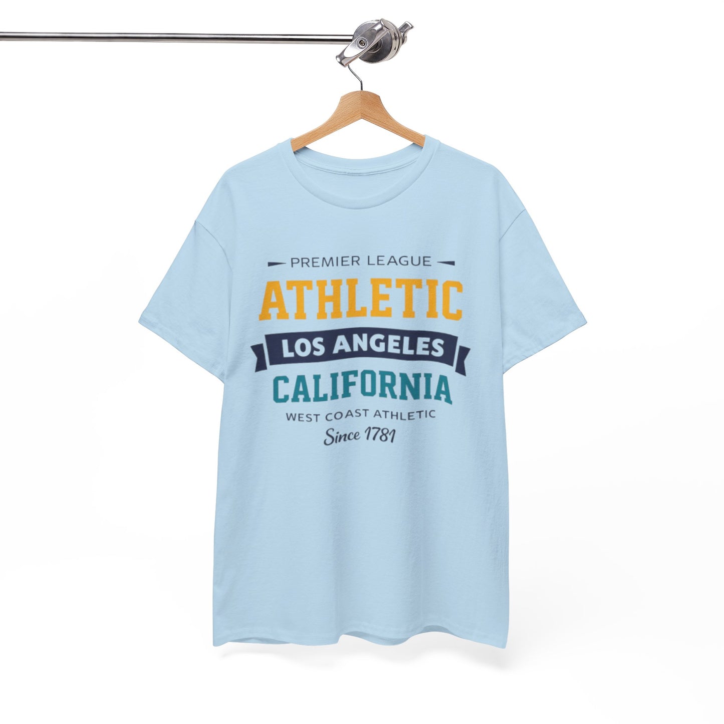 White Smoke Athletic Los Angeles California Tee — Vintage Collegiate Sports T-Shirt