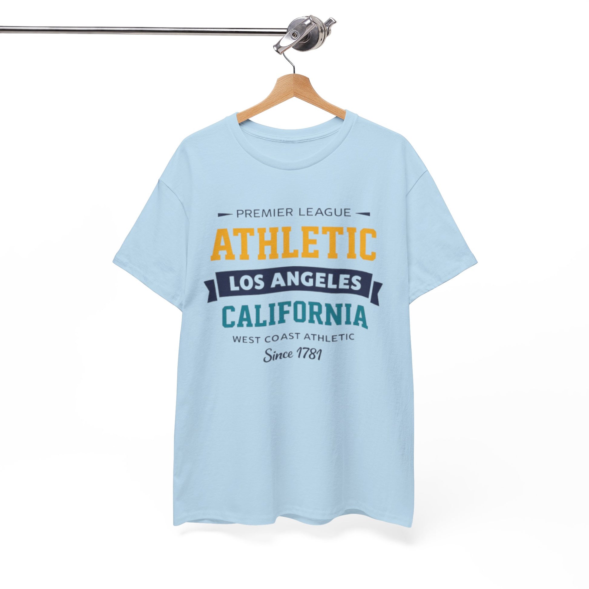 White Smoke Athletic Los Angeles California Tee — Vintage Collegiate Sports T-Shirt