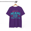 White Smoke Miami 305 Athletic Club T-Shirt — Magic City Vintage Sport Tee