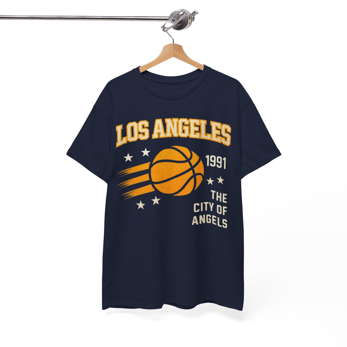Los Angeles Basketball Tee – "The City of Angels" 1991 Vintage Basketball Shirt