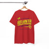 White Smoke Atlanta City Tee — 'Atlanta' Retro Script Graphic T‑Shirt