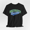 Black Tricou de baseball vintage Bucuresti Romania — Tricou Retro City