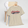 Gray Columbus Ohio Vintage Script Tee — Established 1812 City  T-Shirt