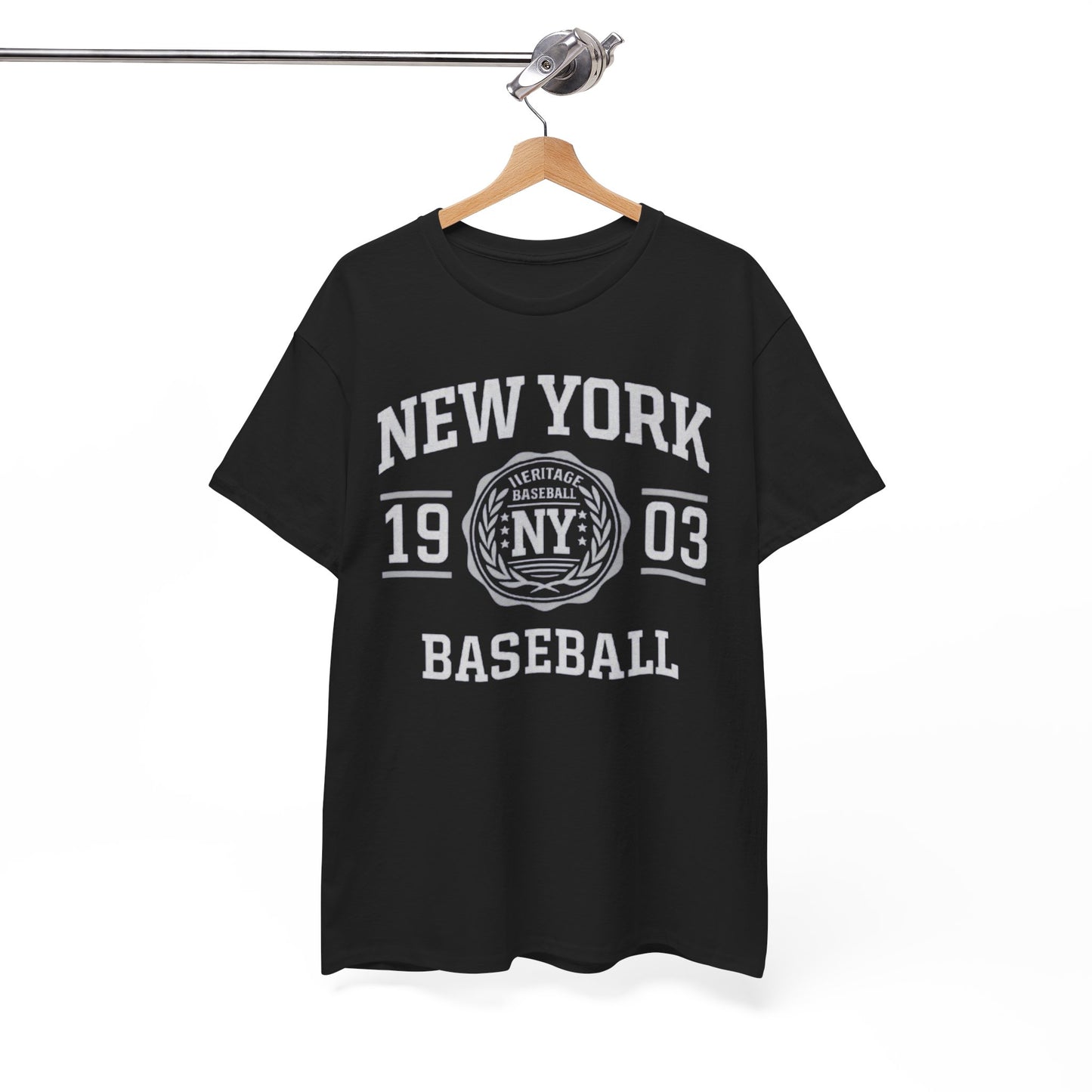 New York Baseball Tee — Vintage 1903 NY Logo Shirt