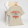 Gray Kansas City MO Skyline T-Shirt — Heart of America Athletic Tee
