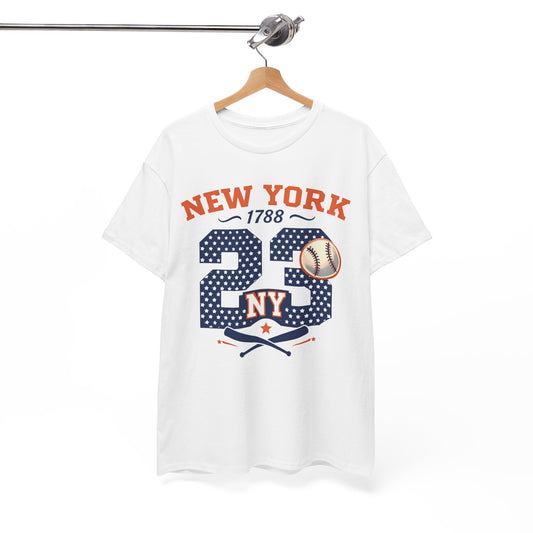 Baseball New York 23 T-Shirt — Retro NY Baseball Tee