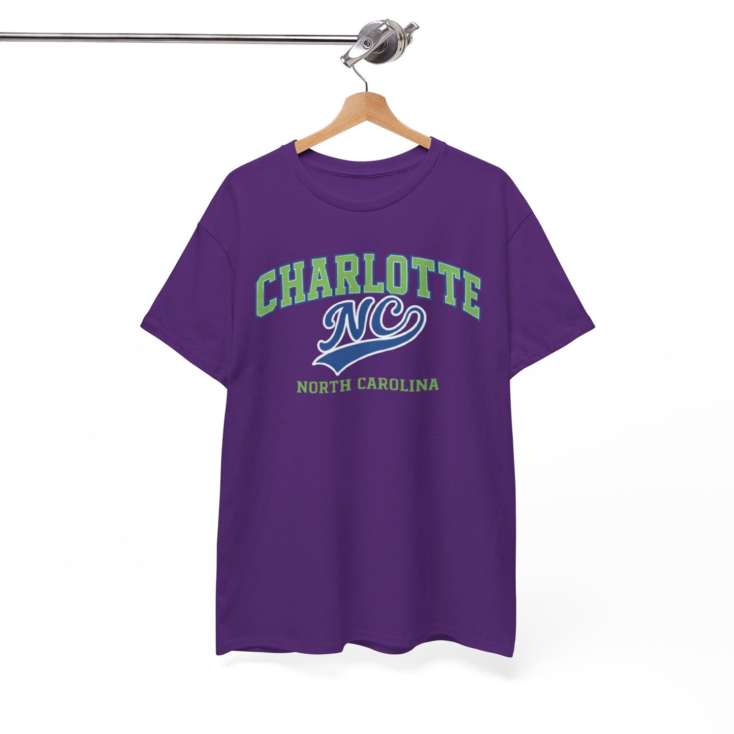 Charlotte NC North Carolina T Shirt –  Varsity Style Graphic Tee