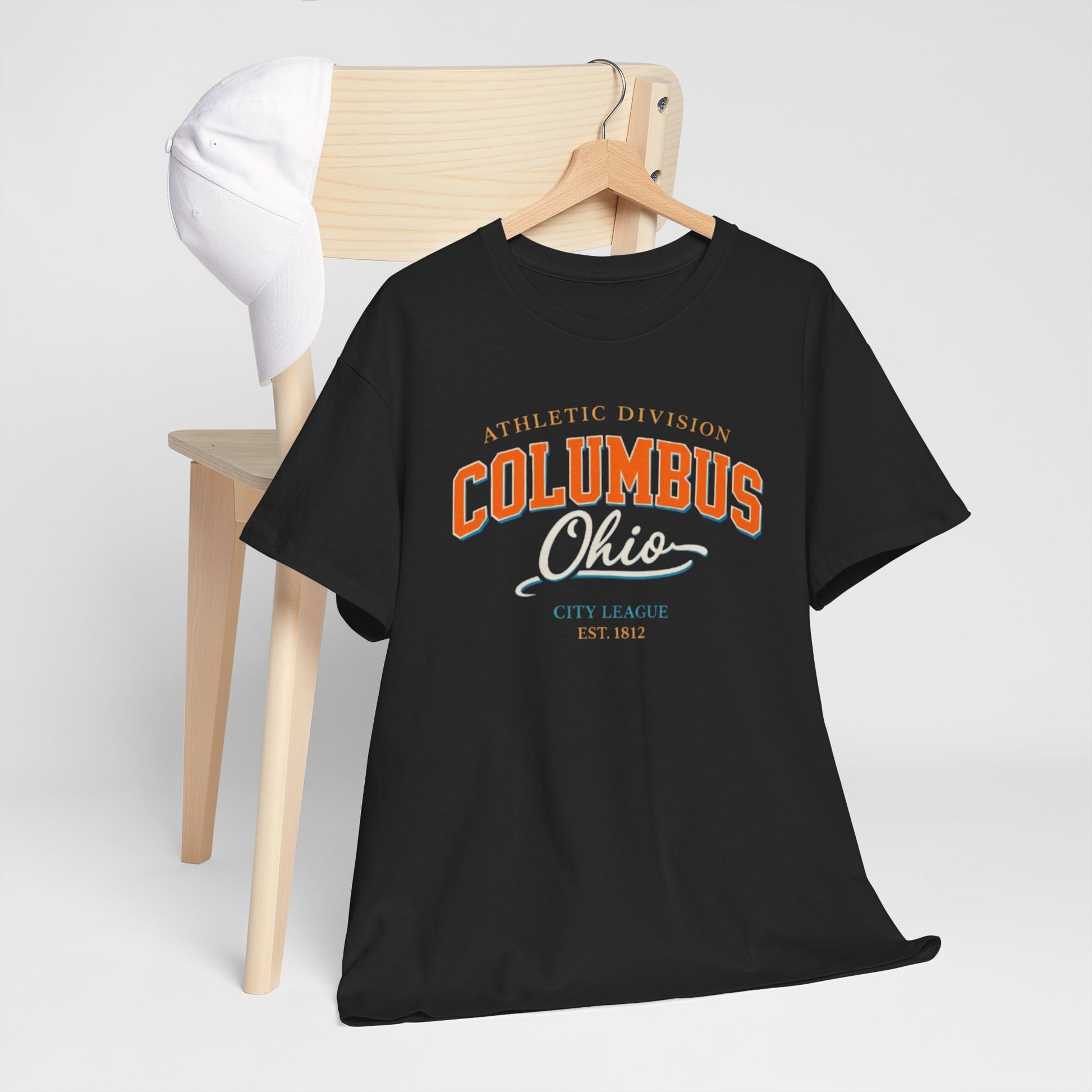 Dark Slate Gray Columbus Ohio Athletic Division T-Shirt