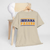 Gray Indiana Pacers Retro Stripe Tee