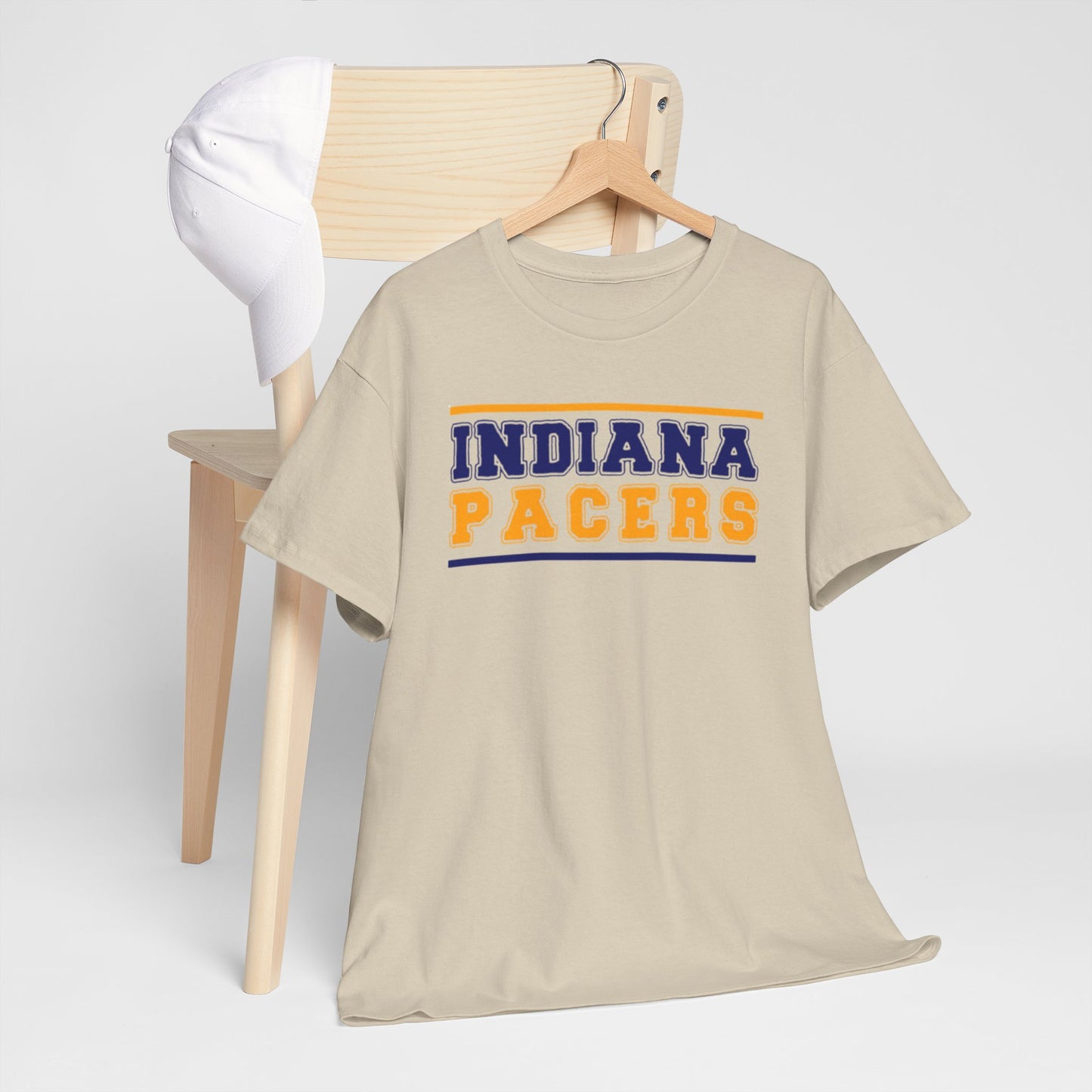 Gray Indiana Pacers Retro Stripe Tee