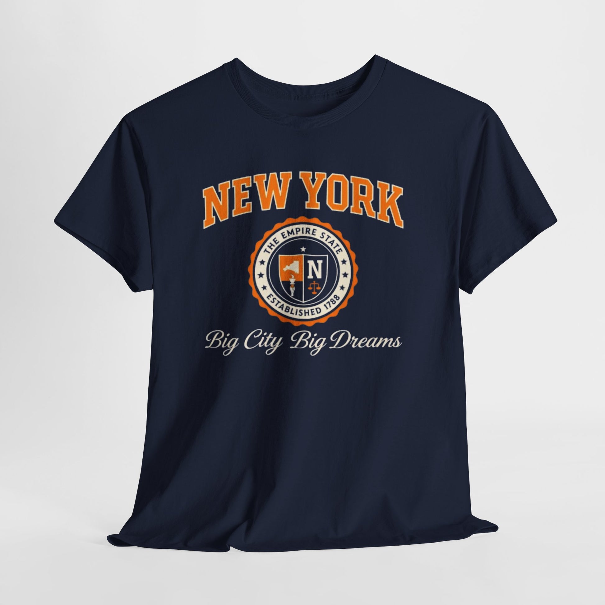 Lavender New York 'Big City Big Dreams' T-Shirt collegiate roam ready vibe shirt