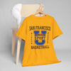 Gray San Francisco Basketball Collegiate Graphic T-Shirt – Golden Gate City Sports Tee