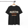 White Smoke Austin Texas Capital City Graphic T-Shirt – Minimalist City Streetwear Tee